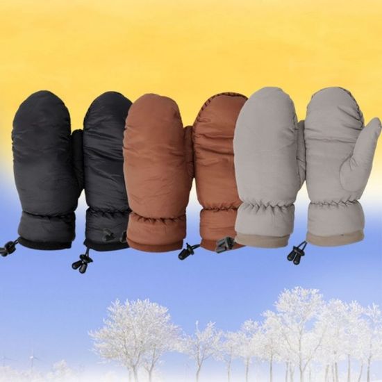 여성 방한 기모 벙어리 장갑 스키 등산(WFGEL7U)