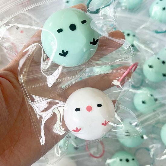pvc백 스퀴시 귀여운 캐릭터 말랑이 찐득볼 피젯 토이