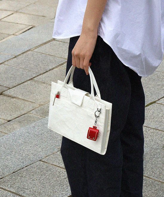 북 메이트 북 커버백_화이트 L (민음사 세계문학전집)