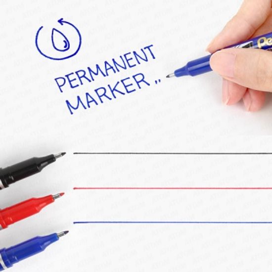 펜텔 유성마카/가는글씨용 네임펜 EF NF450 12자루