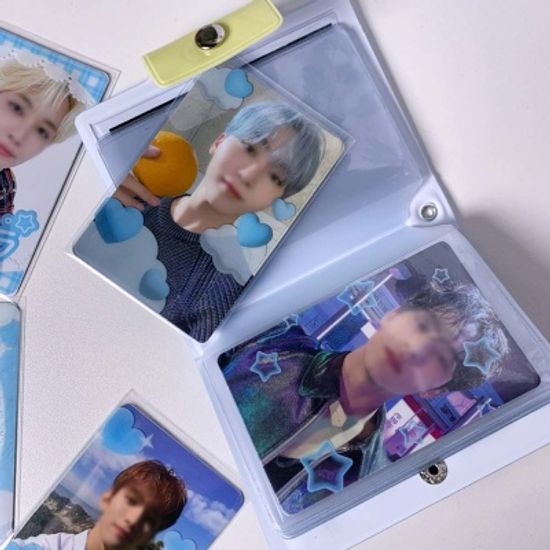 수앙스튜디오 투명포토카드프레임 블루