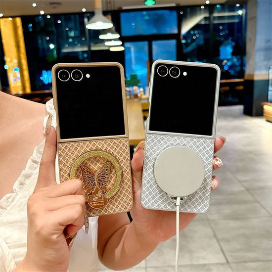 갤럭시 z플립 다이아 맥세이프 나비 거치대 폰 케이스