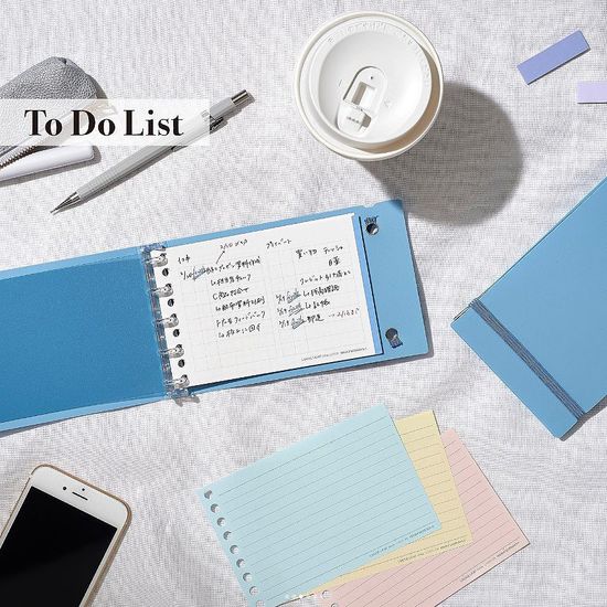 마루망B7 인투원 미니바인더 만년필수첩 노트