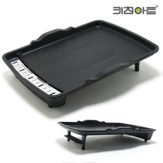 키친아트 와이드 구이팬 고기굽는판 가정용 고기불판