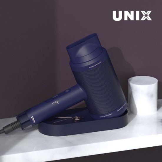유닉스 오브제 LED 헤어 드라이기 UN-A1918 네이비
