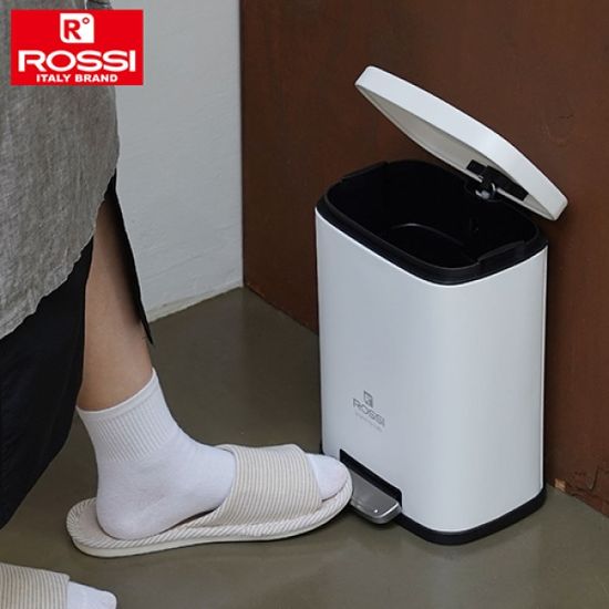 로시 뎀퍼 페달 스텐 휴지통 5리터