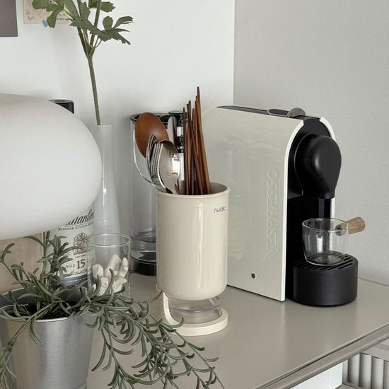 [엠지엠씨] 자동 물빠짐 수저통 ver2