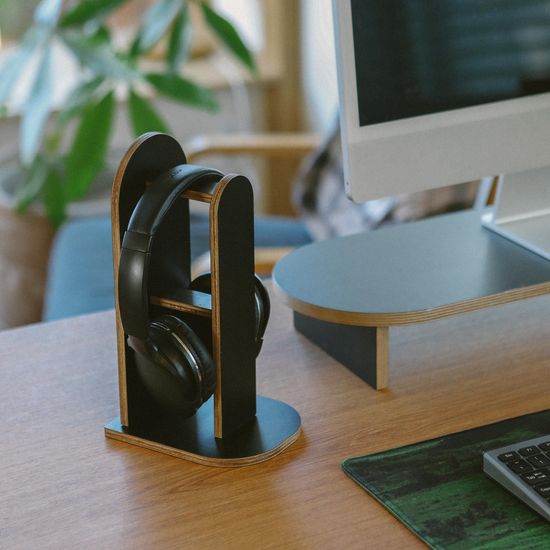 [오니프]우드 헤드폰 거치대 컬러에디션