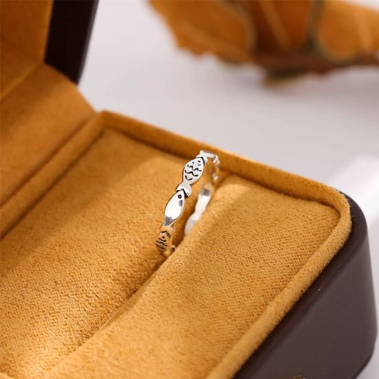 금붕어 물고기 반지 링 애끼 우정 수능 반지 선물 운