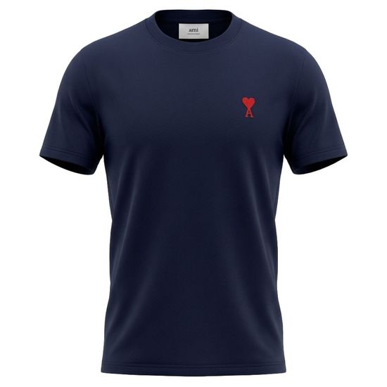 아미 스몰하트 로고 라운드 반팔티셔츠