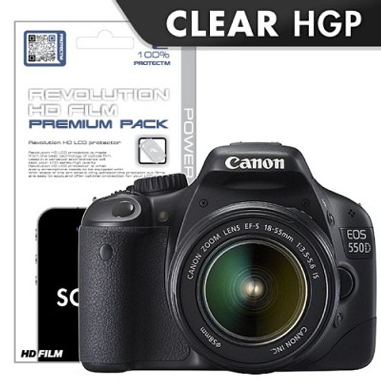 [프로텍트엠/PROTECTM] canon 캐논 EOS 550D 레볼루션HD 올레포빅 투명유광 액정보호필름 2장