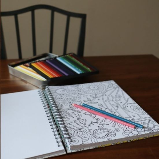 컬러링북-doodle house