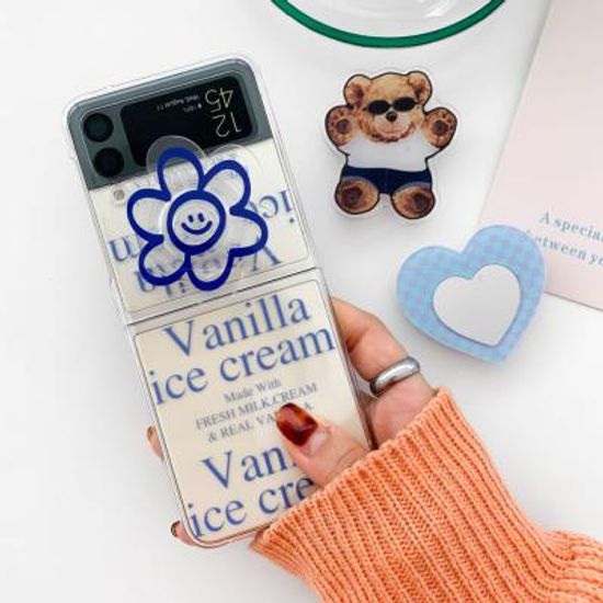 갤럭시Z플립3 하드 케이스 거울 투명 그립톡 zf-20208