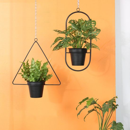 베어리어스 철제 걸이형 행잉 화분 플랜테리어