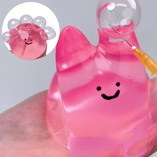 찐득볼 버블 토끼 말랑이 뽁뽁이 터뜨리기 스퀴시