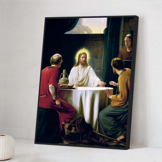 칼 블로흐 - 엠마오의 저녁식사 Supper at Emmeus