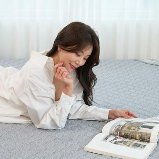 한일의료기 탄소매트 전기요 플라밍 그레이 싱글