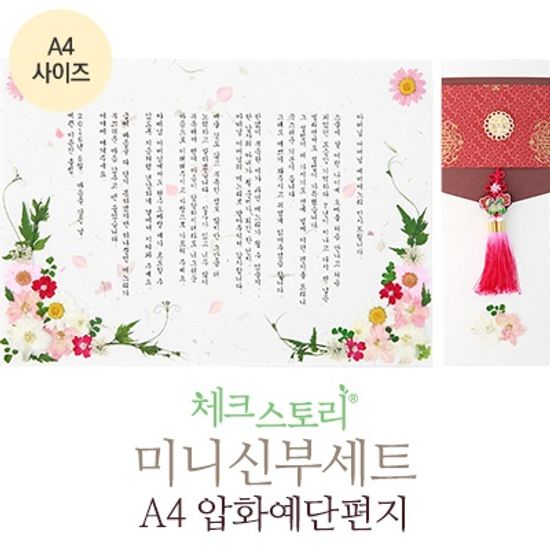 체크스토리 미니신부세트(A4사이즈)