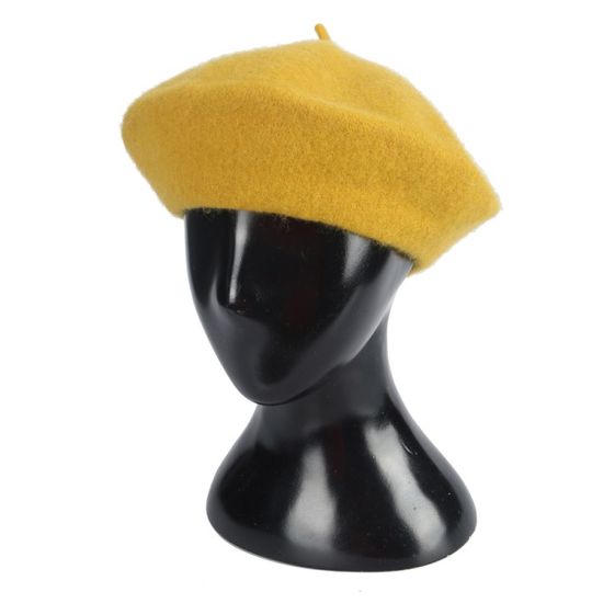 [디꾸보]울 꼭지 베레모 방한 여성모자 DCH-AH170