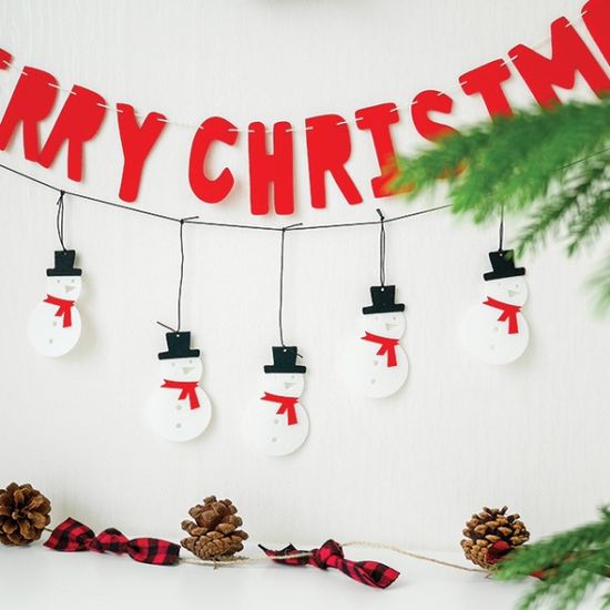 크리스마스 젠틀스노우맨 데코