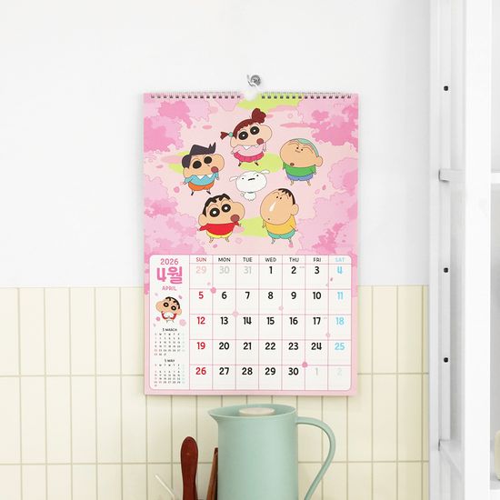 짱구는못말려 2026벽걸이캘린더