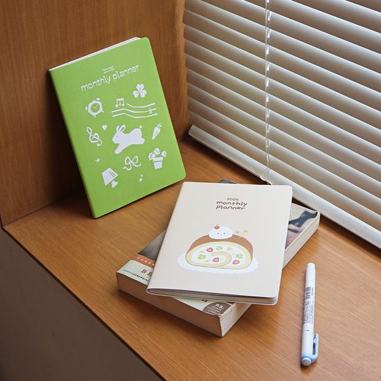 오첵 2026 날짜형 먼슬리플래너 B6