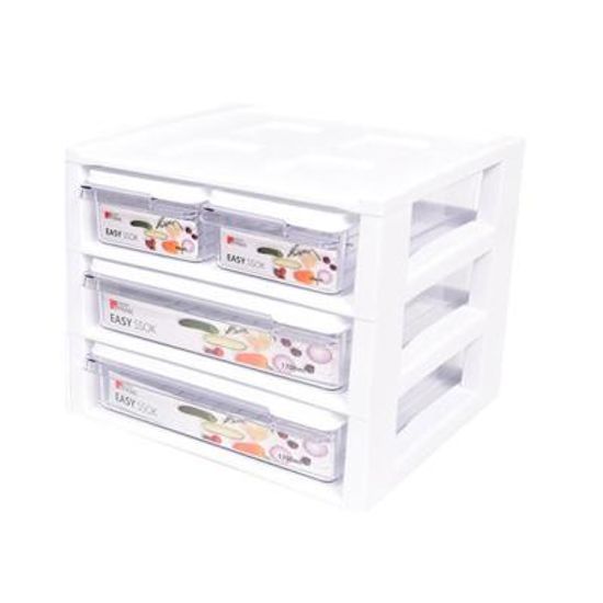 이지쏙 냉장고 수납정리함 3단