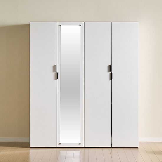 보루네오 세인트 LPM 키큰장_도어 1600 거울 옷장세트