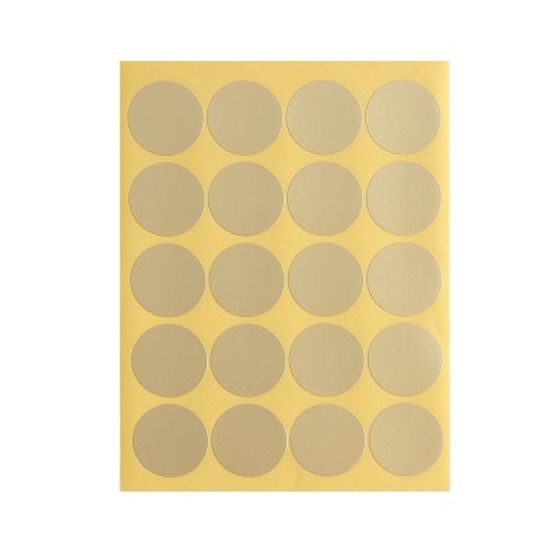 컬러 원형 스티커 12매 (14color)