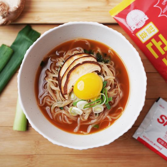마틴조 발효곤약라면 매운맛 214g x 10팩