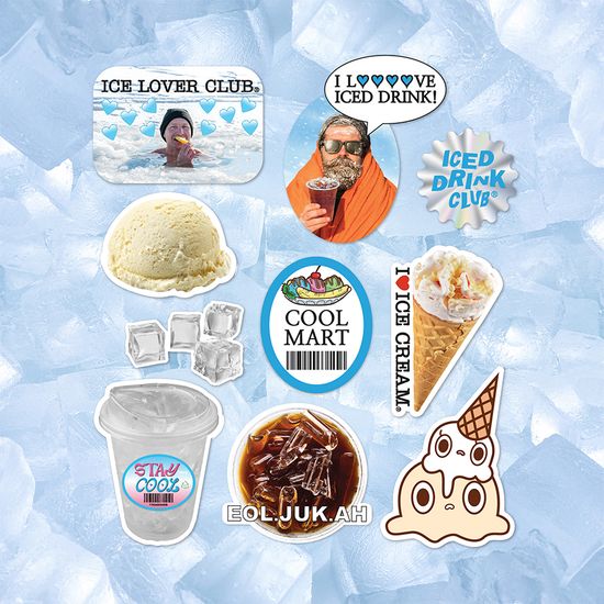 아이스크림 조각스티커 PACK(7종)