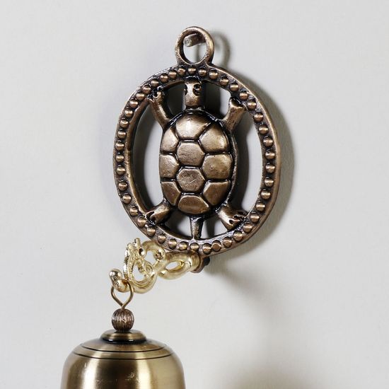 엔틱메탈 건강장수 염원 거북이 1벨 자석식 문종