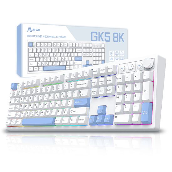 에이투 GK5 8K 유선 게이밍키보드 LED 기계식 USB 