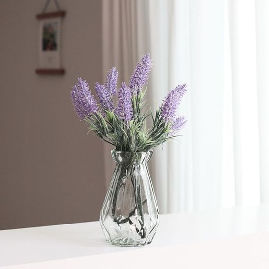 [와인앤쿡]플리츠 글라스 화병 1개