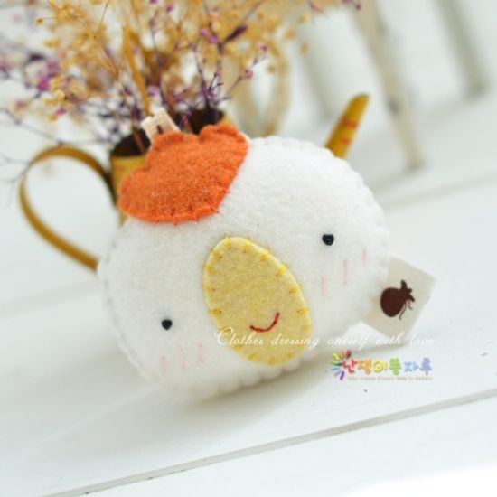 [DIY] 꼬꼬닭 핸드폰고리 만들기 세트