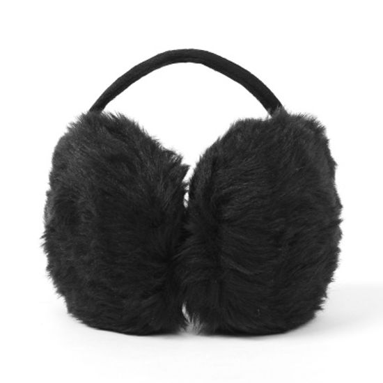 겨울엔 털귀마개(블랙) 보온 방한 귀도리