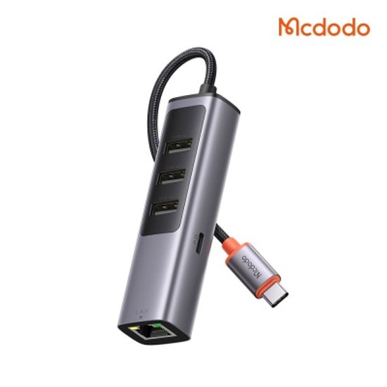 맥도도 HU111 C타입 5포트 허브 USB3.0x3+PD100W+LAN