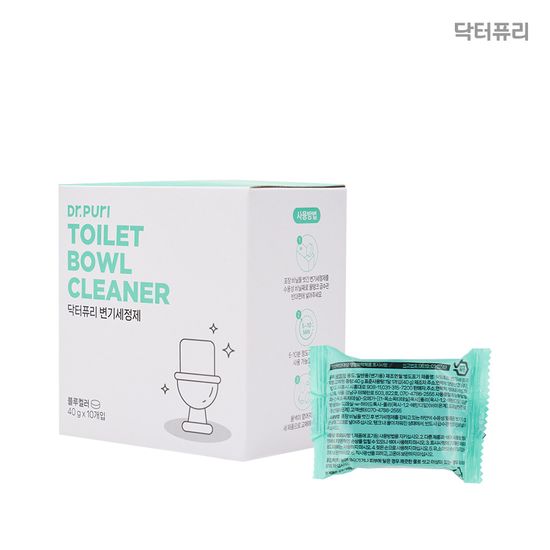 닥터퓨리 오래가는 변기세정제 40g x 10입+10입