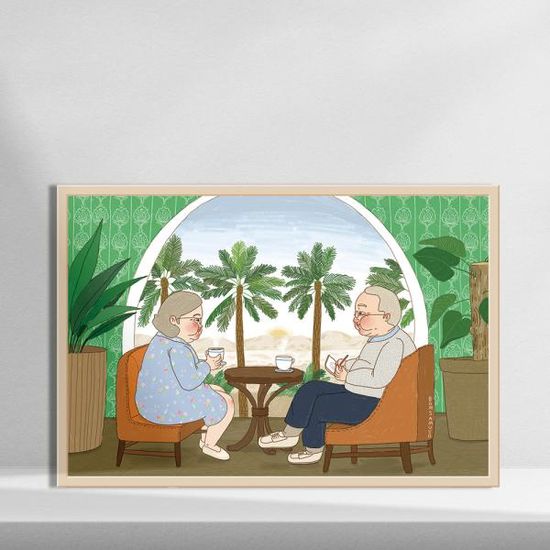 내 눈엔 당신만 보여요, 봄사무소 그림 인테리어 액자