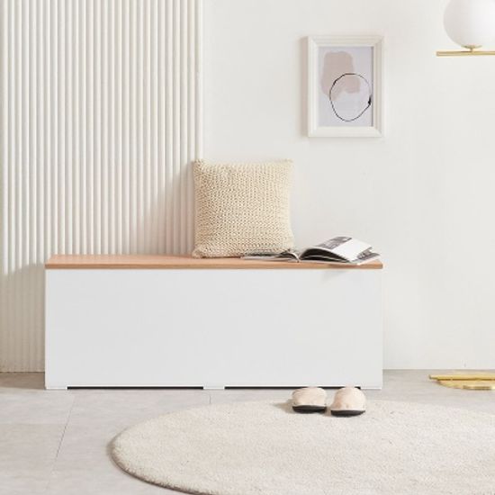 미슈 디자인 벤치 수납 의자 1200