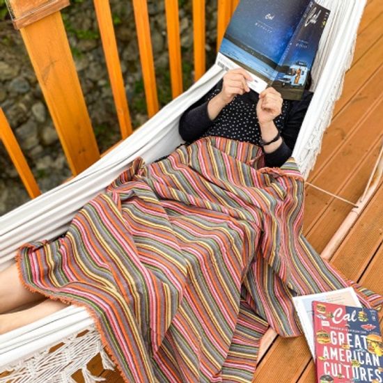 에스닉 스트라이프 캠핑 피크닉 매트-3컬러