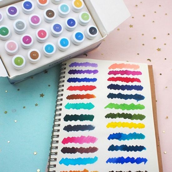 펄잉크 16종 24종 세트 캘리그라피 연습 