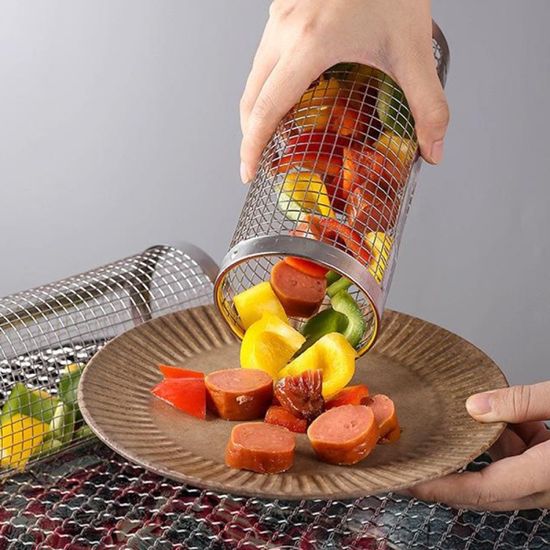 캠핑 바비큐 원통 그릴(30cm) BBQ통
