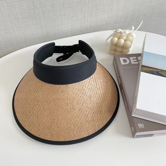 라탄 자외선 썬캡 모자 햇빛 가리개 챙 넓은 여름