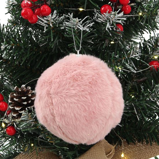 [도토로]핑크블라썸 장식볼 2P(10cm) (복슬폼폼이)