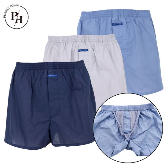페리힐즈 7007 분리형 메쉬 남자 순면 트렁크 3종세트