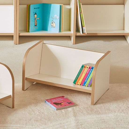 그루인 베벨 어린이 전면 책꽂이 1단 400