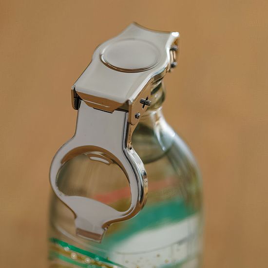 탄산수진공마개 오프너 두가지기능 메탈실버 Q265