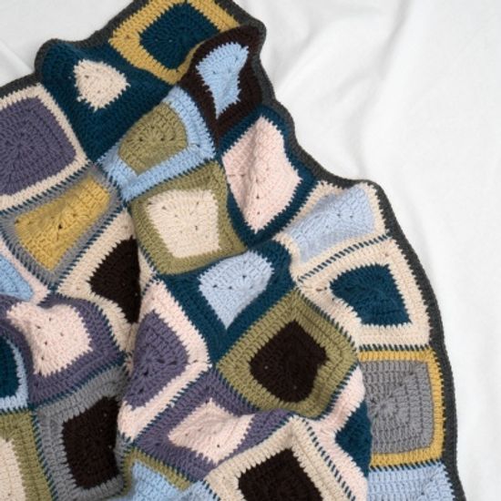 모던 프레임 블랭킷 - 코바늘키트(동영상 포함) 