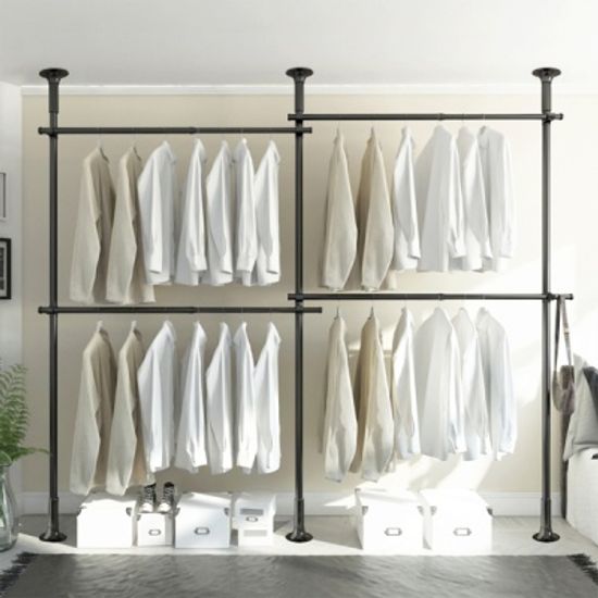 리우리빙 고정식 튼튼한행거 4단 모음